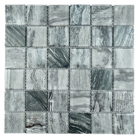 Мозаика Coal Glass серый TN15